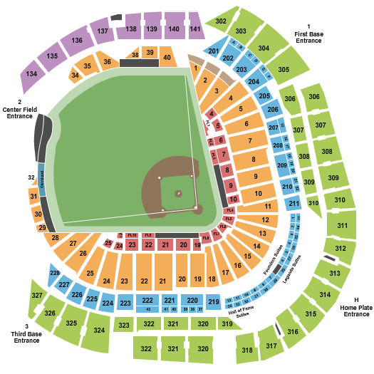 loanDepot park Winter Classic Seating Chart